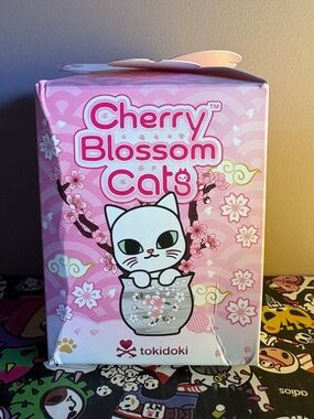 tokidoki Cherry Blossom Cats Sealed Blind Box